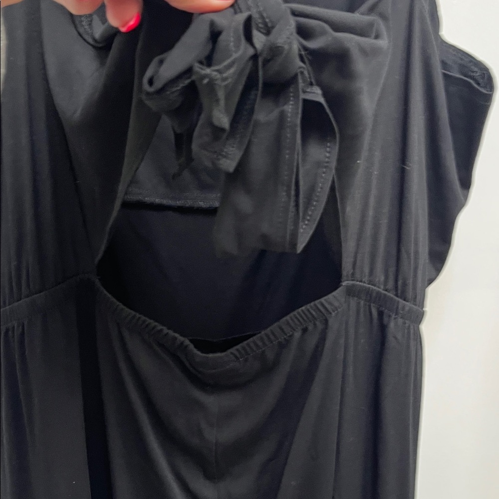 Torrid tie-back jumpsuit, size 1 - Picture 4 of 9